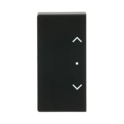Busch-Jaeger Wippe 2-fach 6232-20-885 | Jalousie Symbol | KNX | free@home | future linear | schwarz matt | Thermoplast