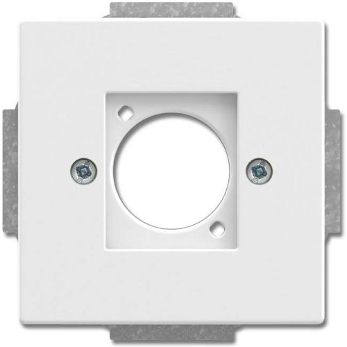 Bild: Busch-J. XLR-Zentralscheibe studioweiß 2553-84
