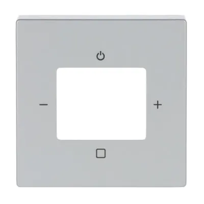 Busch-Jaeger Zentralscheibe 8252-83-101 | Zentralplatte Radio DAB+ UP | Kunststoff Thermoplast | IP20 | Aluminium silber