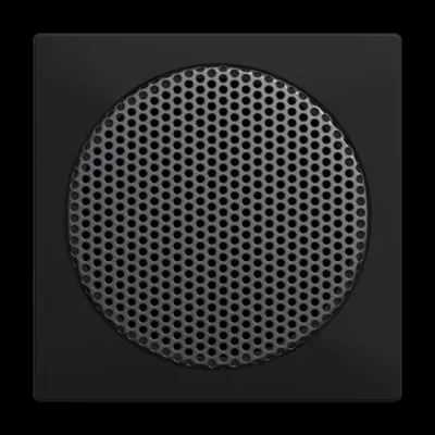 BUSCH-JAEGER Zentralplatte Lautsprecher 8253-915 | Busch-balance SI | Abdeckung für 8223 U | Kunststoff matt schwarz