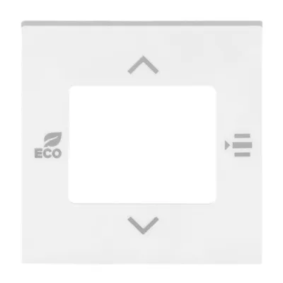 Busch-Jaeger Zentralscheibe 6109/03-914 | Raumtemperaturregler Abdeckung | KNX | glänzend | alpinweiß