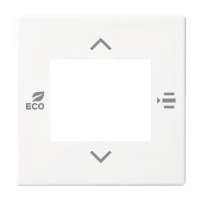 Busch-Jaeger Zentralscheibe 6109/03-914 | Raumtemperaturregler Abdeckung | KNX | glänzend | alpinweiß
