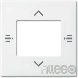 Busch-J. Zentralscheibe alpinweiß 7-fach KNX 6108/61-914