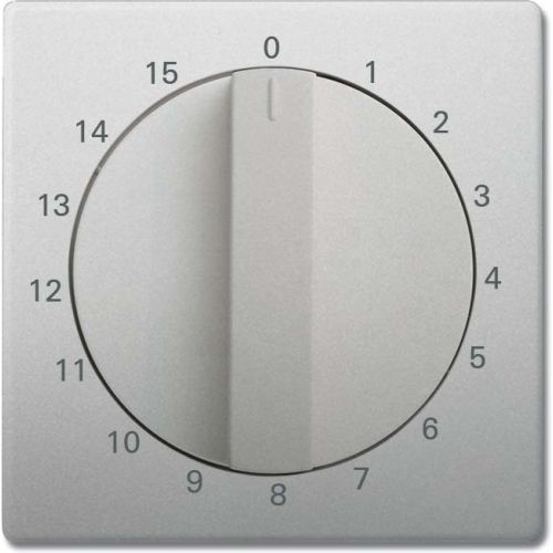 Bild: Busch-J. Zentralscheibe edelstahl Bedienelement 1770-866-103