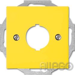 Busch-J. Zentralscheibe gelb f.Datenkommunikatio 2533-914-15