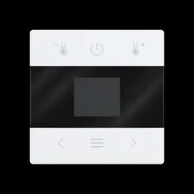 BUSCH-JAEGER Zentralscheibe 1794 MDRT-84 für Raumtemperaturregler | Thermostat | Kunststoff | weiß RAL 9016 | IP20