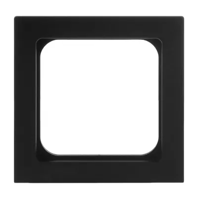 BUSCH-JAEGER Zwischenring 1746/10-45M | Zentralplatte 50x50 mm | UP | Kunststoff matt schwarz | RAL 9005