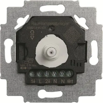 BUSCH-JAEGER Raumthermostat 1099 UHK-101 | 230V | 10A | Unterputz | Heizen & Kühlen | IP20 | Temperatur einstellbar