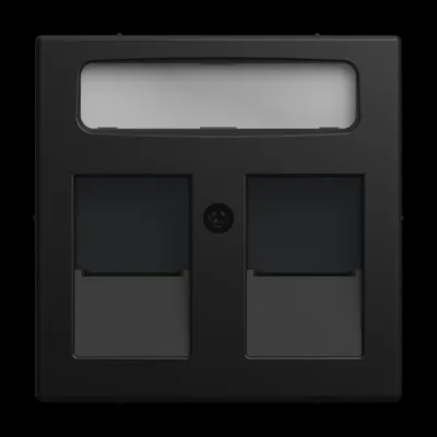 BUSCH-JÄGER 1800-915 Zentralscheibe mit Beschriftungsfeld