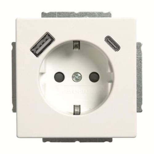 Bild: BUSCH-JAEGER 20 EUCB2USBAC-44M SCHUKO-/USB-A+C Steckdose Safety+
