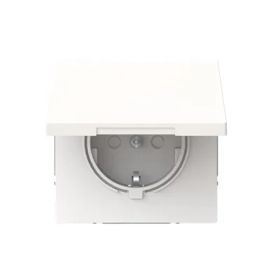 BUSCH-JAEGER SCHUKO Steckdose 20 EUKB-44M | Safety+ | Unterputz | IP20 | 16A | matt | Typ F | weiß