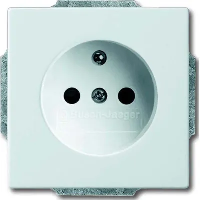 BUSCH-JAEGER 20 MUC-84-500 Steckdose 1f std-ws glz solo UP IP20 ZP Schutzk