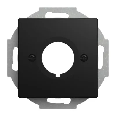 BUSCH-JAEGER Zentralscheibe 2533-915 | Abdeckung Befehlsgeräte 22,5 mm | Busch-balance SI | Thermoplast | schwarz