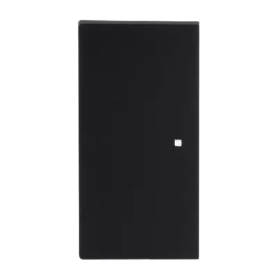 Busch-Jaeger Wippe 2-fach 6230-20-45M | Abdeckung für free@home, KNX, flex | Thermoplast matt | schwarz RAL 9005