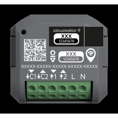 BUSCH-JAEGER Jalousieaktor 62831 U-WL | 1-fach Unterputz Wireless | Rollladen Steuerung | 2 Eingänge | 4A | Bluetooth