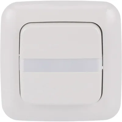 Busch-Jaeger Bewegungsmelder Unterputz 64765 UJ-214 | PIR-Sensor | 10-170° Erfassungswinkel | IP20 | 2300W | weiß