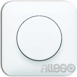 Busch-Jaeger Abdeckplatte alpinws für Drehdimmer 2115 J-214