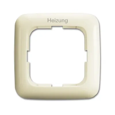 Busch-Jaeger Abdeckrahmen 1-fach 2511 JH-212 | Heizung-Notschalter | Unterputz | Kunststoff | glänzend | weiß