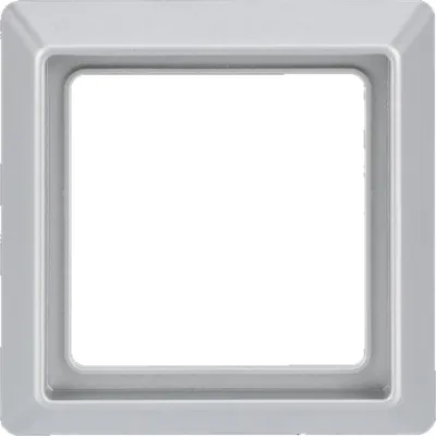 Busch-Jaeger Abdeckrahmen 1-fach 2101-33 | Allwetter 44 | IP44 | Unterputz | Kunststoff Thermoplast | alusilber