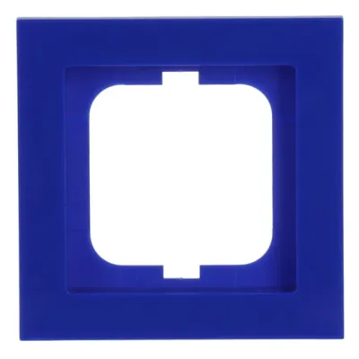 Busch-Jaeger Abdeckrahmen 1-fach 1721-288 | Unterputz | glänzend | halogenfrei | RAL 5002 | blau