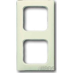 Busch-Jaeger Abdeckrahmen 2fach 2512-212K-102 weiß für senkrechte oder waagerech