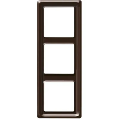 Busch-Jaeger Abdeckrahmen 3-fach 2103-31 | Allwetter 44 | Unterputz | IP44 | Kunststoff glänzend | braun