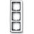 Bild: Busch-Jaeger Abdeckrahmen 3fach Rahmen chrom 1723-80G