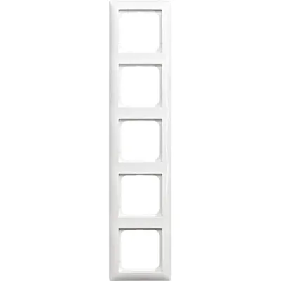 Busch-Jaeger Abdeckrahmen 5-fach 1725-914 | Busch-balance SI | Unterputz | Kunststoff Thermoplast | glänzend | alpinweiß