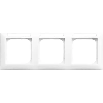 Busch-Jaeger Abdeckrahmen 3-fach 1733 NS-914 | Busch-balance SI | waagerecht | Sichtfenster | alpinweiß