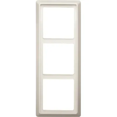 Busch-Jaeger Abdeckrahmen 3-fach | Allwetter 44 | IP44 | Unterputz | Thermoplast weiß glänzend