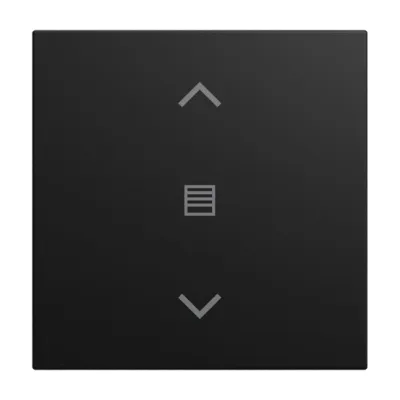 BUSCH-JAEGER Abdeckung Wippe 1-fach LFJW/A.1.55.11-915 | Jalousie Symbol | KNX | free@home | Thermoplast matt | schwarz