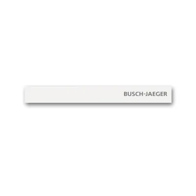 Busch-Jaeger Abschlussleiste 6349-24G-101 | für priOn Grundträger 1-3-fach | KNX | studioweiß