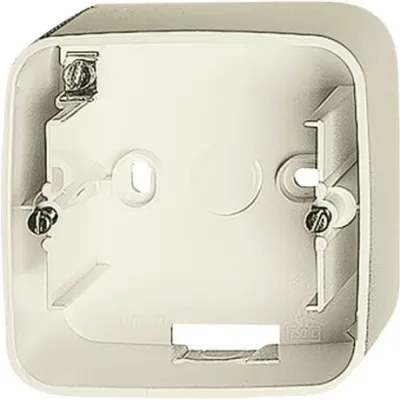 Busch-Jaeger Aufputz-Gehäuse 1-fach 1701-212 | Unterputz Einsätze | Busch-Duro 2000 SI Serie | Thermoplast | IP20 | weiß