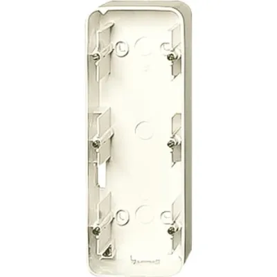 Busch-Jaeger Aufputz-Gehäuse 3-fach 1703-212 | Kunststoff Thermoplast | cremeweiß RAL1013 | glänzend