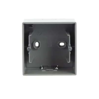 Busch-Jaeger Aufputz-Gehäuse 1-fach 1701-83 | AP-Gehäuse Thermoplast | future linear | alusilber | halogenfrei