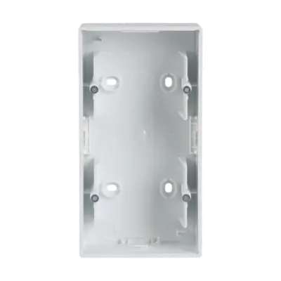 Busch-Jaeger Aufputz-Gehäuse 2-fach 1702-884 | future linear | Kunststoff | Thermoplast | matt | studioweiß | RAL 9016