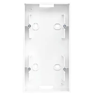 Busch-Jaeger Aufputzgehäuse 1702-914 | 2-fach | Busch-balance SI | Kunststoff | Thermoplast | IP20 | alpinweiß