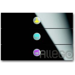 Busch-Jaeger Bedienelement 3fach Glas schwarz 6342-825-101