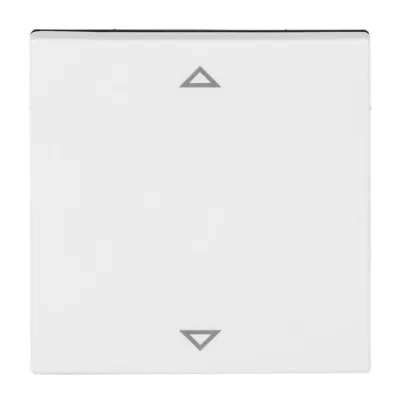Busch-Jaeger 6430-914-102 | Jalousieschalter-Taste | Busch-balance SI | Symbol Pfeile | alpinweiß | einteilig