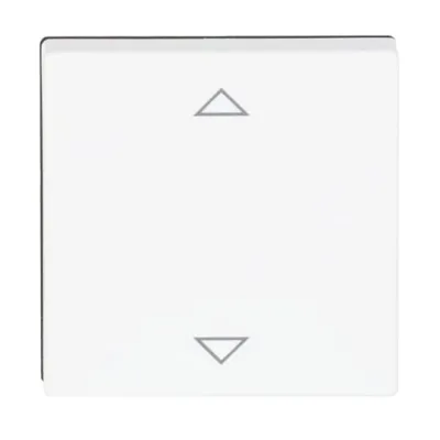 Busch-Jaeger Bedienelement 6430-884-102 | Jalousie-Wippe | Symbol Pfeile | Kunststoff Thermoplast | studioweiß matt