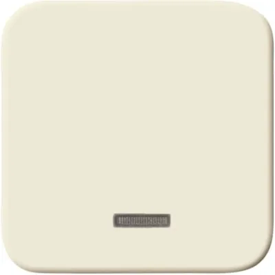 Busch-Jaeger Bedienelement 6543-212-102 | Taste für Schalter und Dimmer | Glimmlampe | cremeweiß glänzend