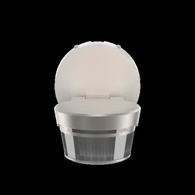 Busch-Jaeger Bewegungsmelder BW/A4.11-136 KNX | 280° Erfassungswinkel | Aufputz | 16m Reichweite | Edelstahl