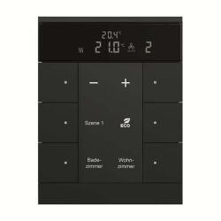 Busch-Jaeger BJ SBS/U6.0.11-885 HVAC-Slave-Gerät,6fach BE schwarz matt