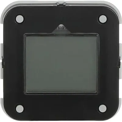 Busch-Jaeger Timer 6455-101 | Jalousie-Schaltuhr Unterputz | Zeitschaltuhr mit Astroprogramm | Kunststoff schwarz