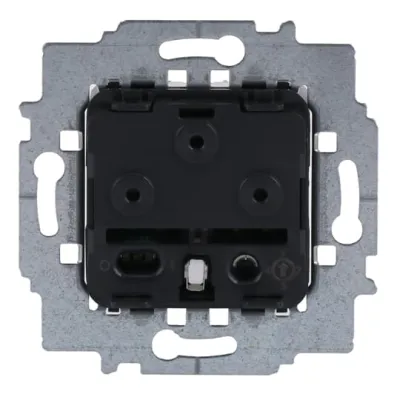 BUSCH-JAEGER Cardschalter 2025 RFID U 2CKA001012A2242 | Hotelkartenschalter Unterputz | RFID 13,56 MHz | Schwarz