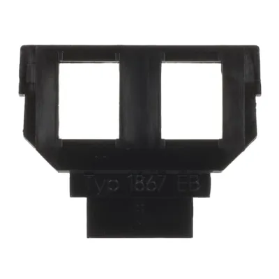 Busch-Jaeger Sockel 1867 EB | Modular Jack 2x6- und 8-polig Kat. 3 | Unterputz | Kunststoff Thermoplast | anthrazit