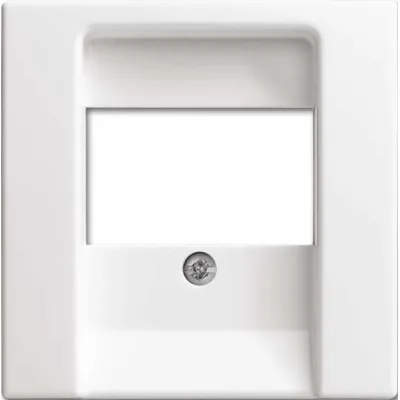 Busch-Jaeger Zentralscheibe Telefonsteckdose 1762-914-506 | Zentralplatte TDO | Unterputz | Kunststoff | alpinweiß