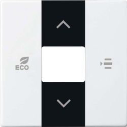 BUSCH-JAEGER CP-FCC-84 Zentralplatte Raumtemp std-ws glz Pfeile