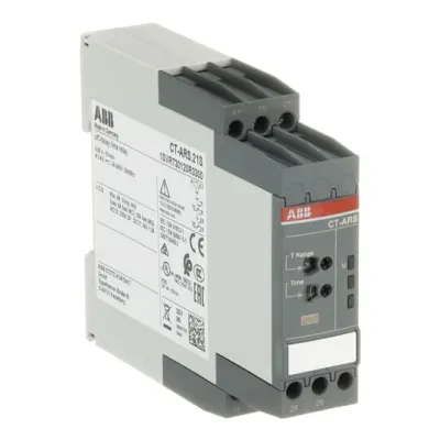 ABB Zeitrelais CT-ARS.21S | rückfallverzögert | 24-240V AC/DC | Zeitbereich 0,05-600s | 2 Wechsler | Hutschienenmontage