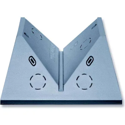 Busch-Jaeger Decken-/Eckadapter 6868-208 silber | Für Busch-Wächter 220/280 MasterLINE | Bewegungsmelder Zubehör